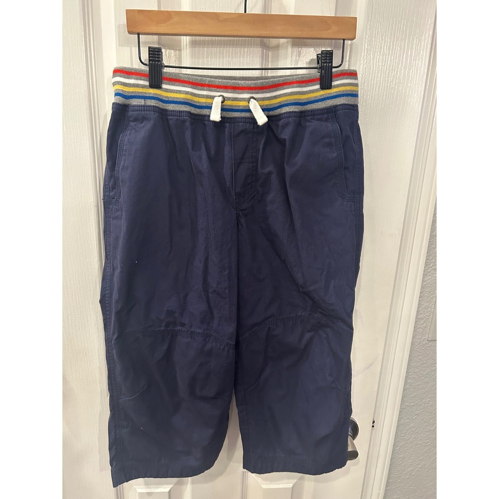Hanna Andersson Joggers Navy Blue Striped Waistband Cotton Pants Kids‎ bin A
